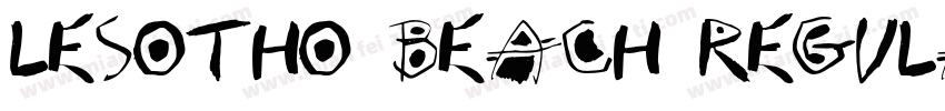 Lesotho Beach Regula字体转换